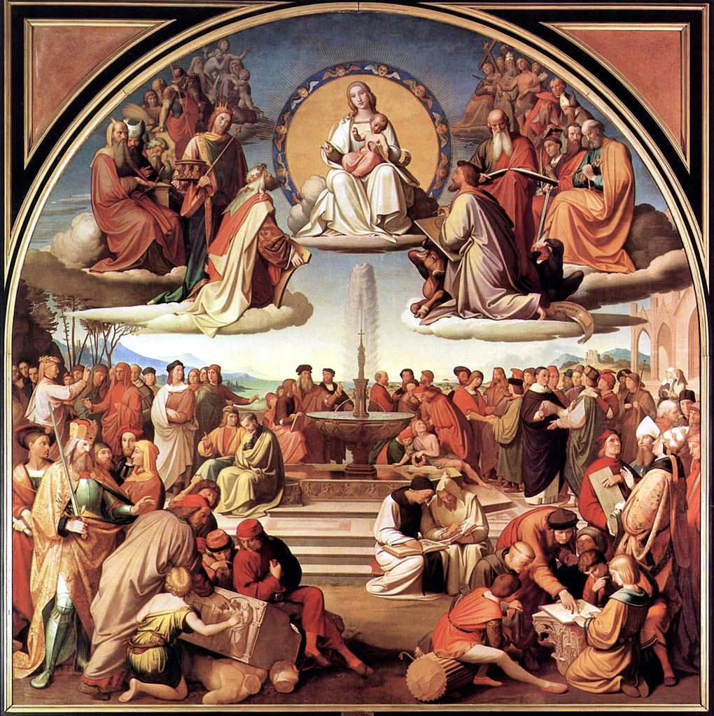Friedrich Overbeck - Il trionfo della religione nelle arti, Städelsches Kunstinstitut und Städtische Galerie, Francoforte